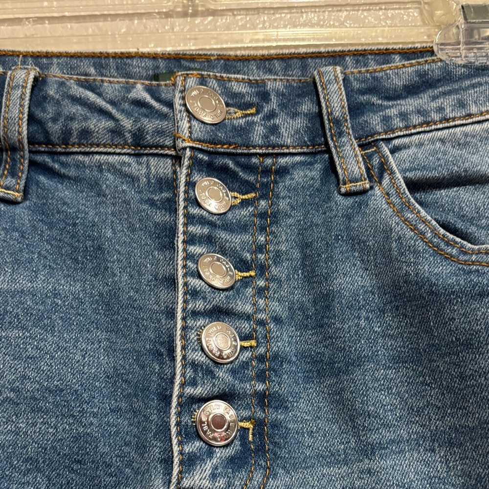 Wild Fable High-Waisted Flare Jeans in Denim Blue - Picture 2 of 6
